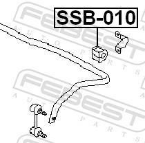 Suspension, stabilisateur FEBEST ref. SSB-010