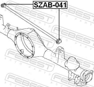Silent bloc de suspension FEBEST ref. SZAB-041