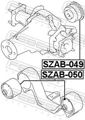 Cojinetes, diferencial FEBEST ref. SZAB-049