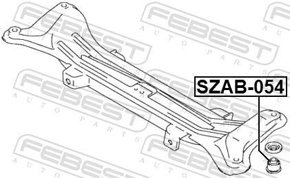 Suspension, corps de l'essieu FEBEST ref. SZAB-054