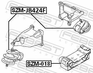 Suporte do motor FEBEST ref. SZM-JB424F