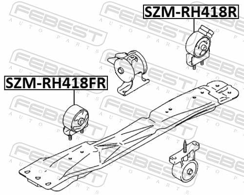 Soporte, motor FEBEST ref. SZM-RH418R