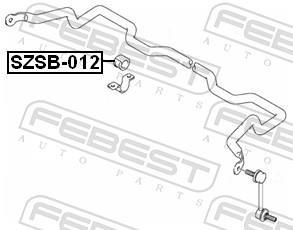 Suspension, stabilisateur FEBEST ref. SZSB-012