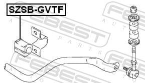Suspension, stabilisateur FEBEST SZSB-GVTF