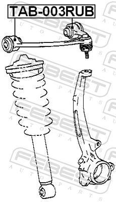 Suspensão, braço oscilante FEBEST ref. TAB-003RUB