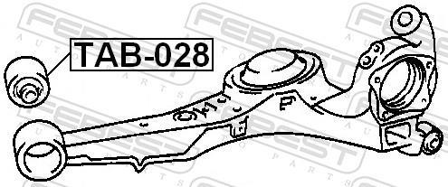 Suspensão, braço oscilante FEBEST ref. TAB-028