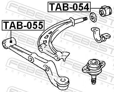 Suspensão, braço oscilante FEBEST ref. TAB-055