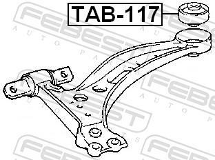 Suspensão, braço oscilante FEBEST ref. TAB-117