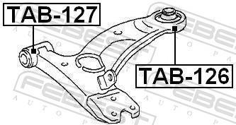 Suspensão, braço oscilante FEBEST ref. TAB-127