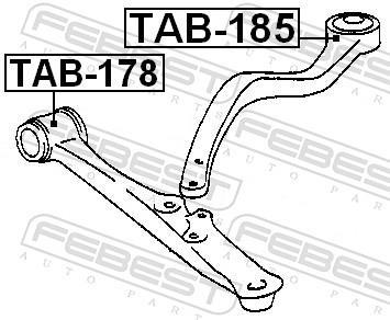 Suspensão, braço oscilante FEBEST ref. TAB-185