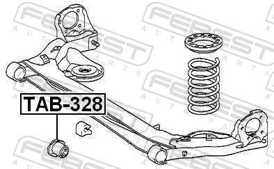 Silentblock del puente trasero FEBEST ref. TAB-328