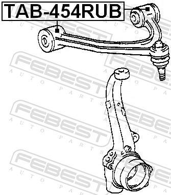 Suspensão, braço oscilante FEBEST ref. TAB-454RUB