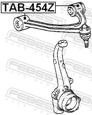 Suspensão, braço oscilante FEBEST ref. TAB-454Z