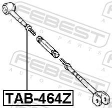 Silent bloc de suspension FEBEST TAB-464Z