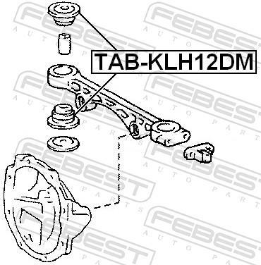Cojinetes, diferencial FEBEST ref. TAB-KLH12DM