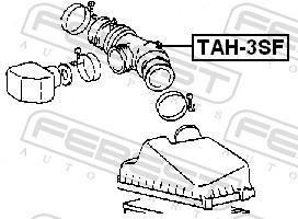 Tuyauterie FEBEST ref. TAH-3SF