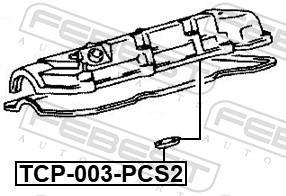 Junta de vela de ignição FEBEST ref. TCP-003-PCS2