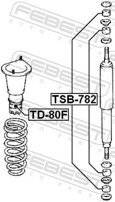 Amortiguadores FEBEST ref. TD-80F