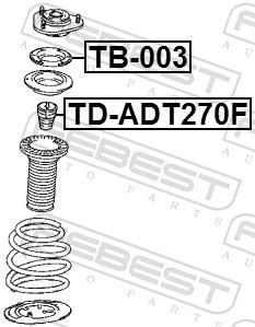 Amortecedores de choque FEBEST ref. TD-ADT270F
