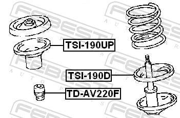Amortisseurs FEBEST  ref. TD-AV220F