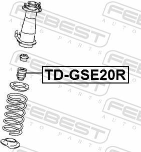 Amortisseurs FEBEST ref. TD-GSE20R