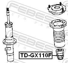 Amortisseurs FEBEST ref. TD-GX110F