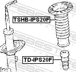 Amortiguadores FEBEST ref. TD-IPS20F