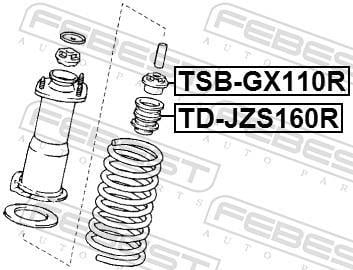 Amortisseurs FEBEST ref. TD-JZS160R