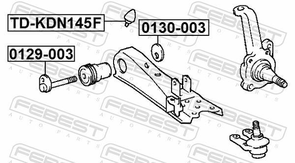 Amortisseurs FEBEST ref. TD-KDN145F