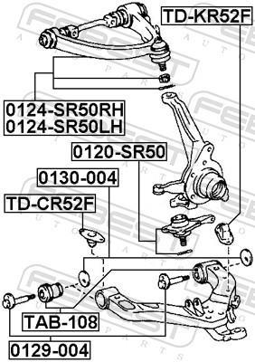 Amortecedores de choque FEBEST  ref. TD-KR52F