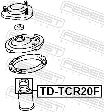 Amortecedores de choque FEBEST ref. TD-TCR20F