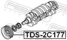 Polea, cigüeñal FEBEST ref. TDS-2C177
