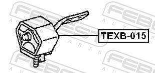 Kit de montagem, linha de escape FEBEST ref. TEXB-015