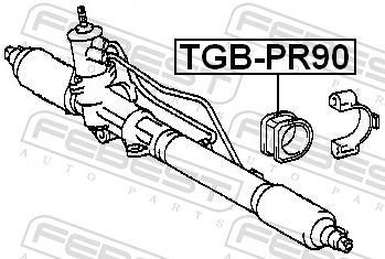 Suspension, crémaillère de direction FEBEST ref. TGB-PR90