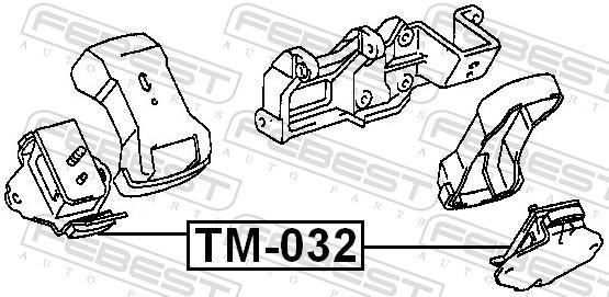 Soporte, motor FEBEST ref. TM-032