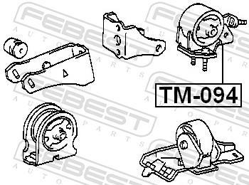 Suporte do motor FEBEST ref. TM-094