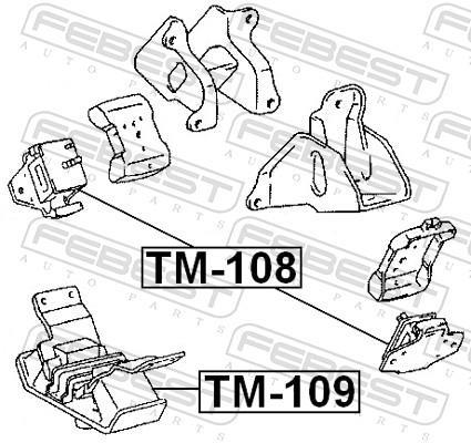 Soporte, motor FEBEST ref. TM-109