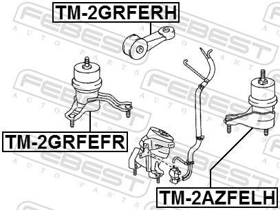 Soporte, motor FEBEST ref. TM-2GRFEFR