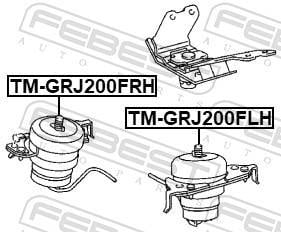 Soporte, motor FEBEST ref. TM-GRJ200FRH