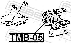 Support moteur (Silent bloc moteur) FEBEST TMB-05