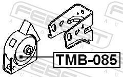 Support moteur (Silent bloc moteur) FEBEST ref. TMB-085
