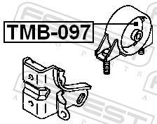 Suporte do motor FEBEST ref. TMB-097