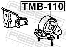 Soporte, motor FEBEST TMB-110
