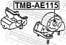Soporte, motor FEBEST ref. TMB-AE115