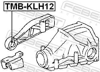 Cojinetes, diferencial FEBEST ref. TMB-KLH12