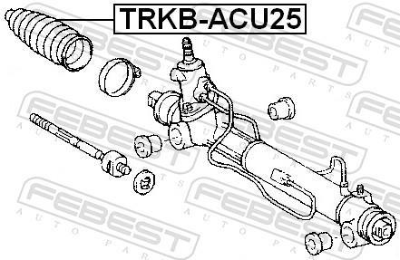 Joint-soufflet, direction FEBEST ref. TRKB-ACU25