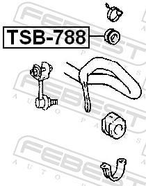 Suspension, jambe d'essieu FEBEST TSB-788