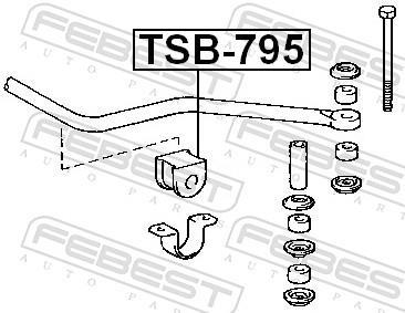 Soporte, estabilizador FEBEST ref. TSB-795