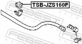 Suspension, stabilisateur FEBEST ref. TSB-JZS160F