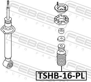 Fole do amortecedor FEBEST ref. TSHB-16-PL